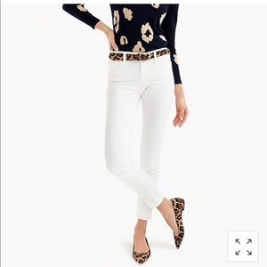 J. Crew Toothpick white jeans NWT